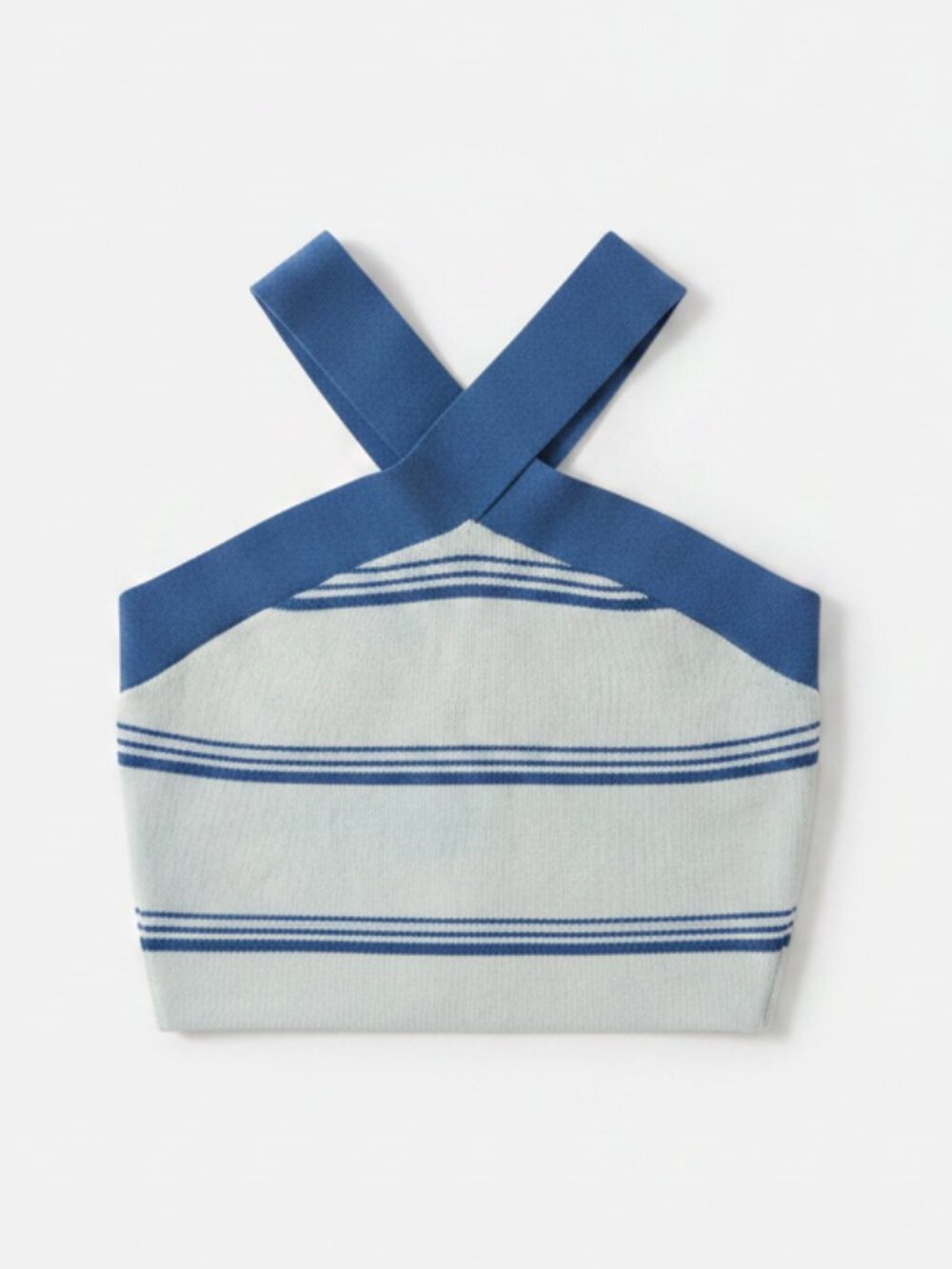 🧵 Babaton Sculpt Knit Cross-Front Cropped Tank 🧵